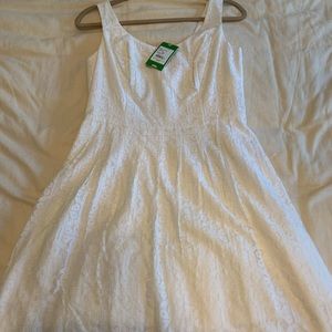NWT Lilly Pulitzer Posey dress in Resort White size 8